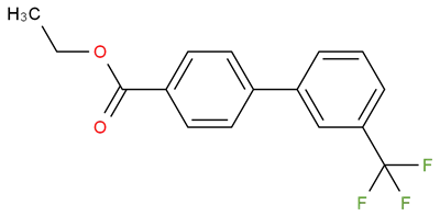 Етиловий ефір 3'-трифторметил-біфеніл-4-карбонової кислоти CAS 199465-48-0